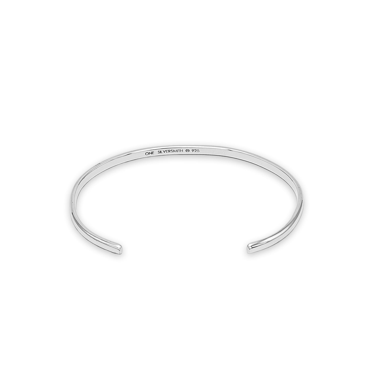 Link Cuff 3mm 》 Pulsera plata 925