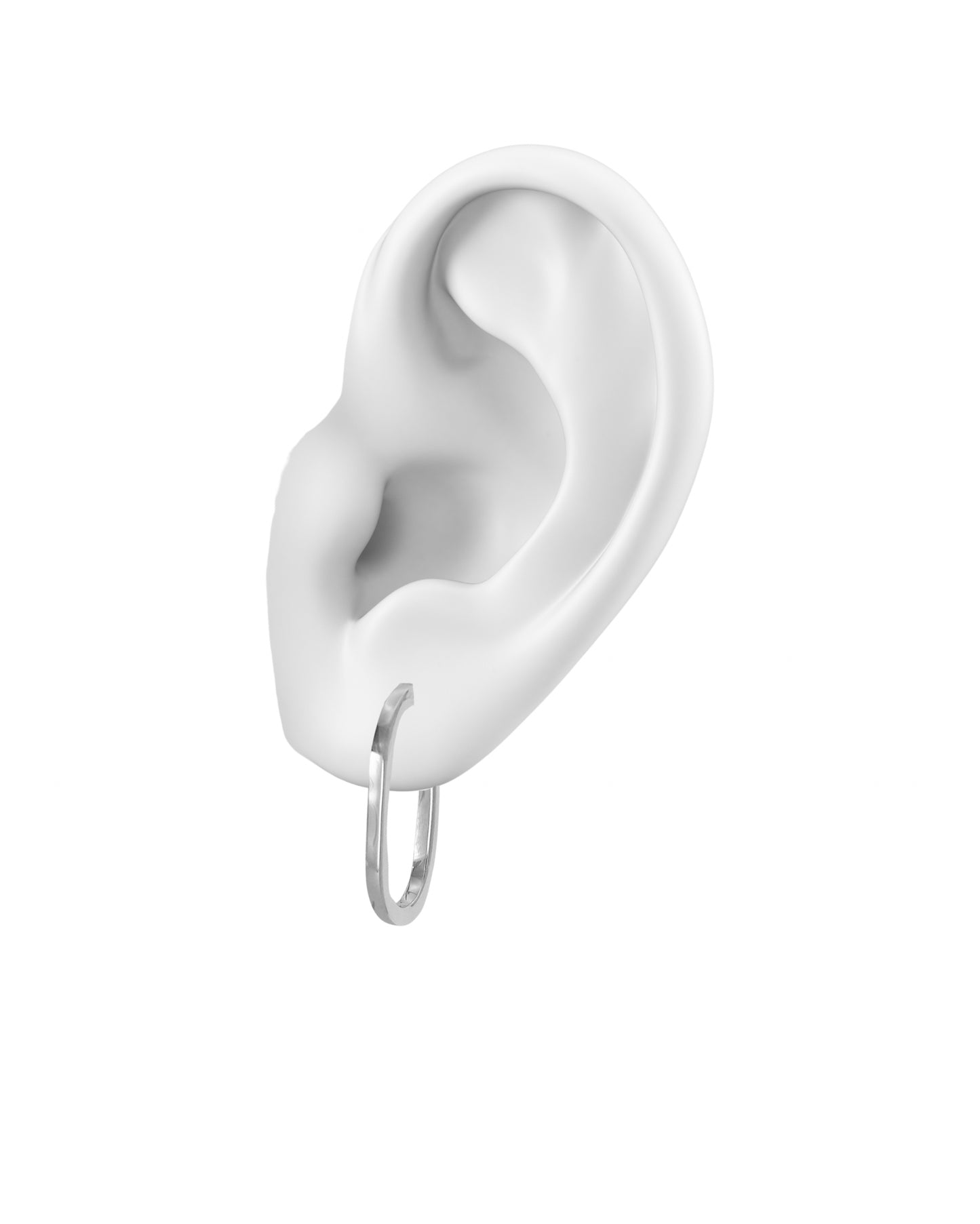Edge Hoops 》Aretes Plata 950