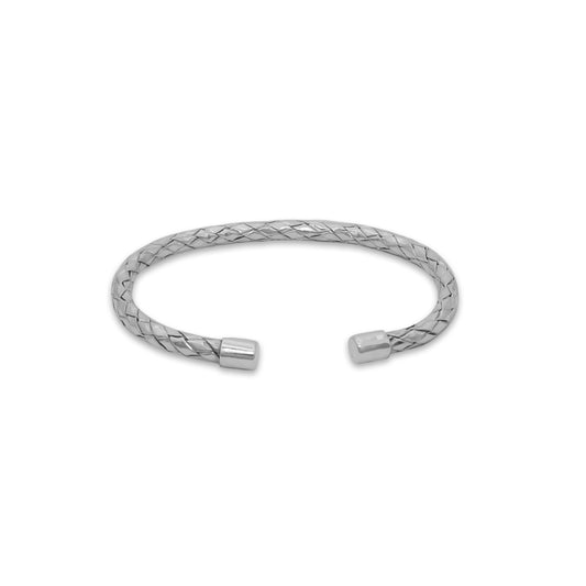 Weave Bracelet  》Pulsera plata 950