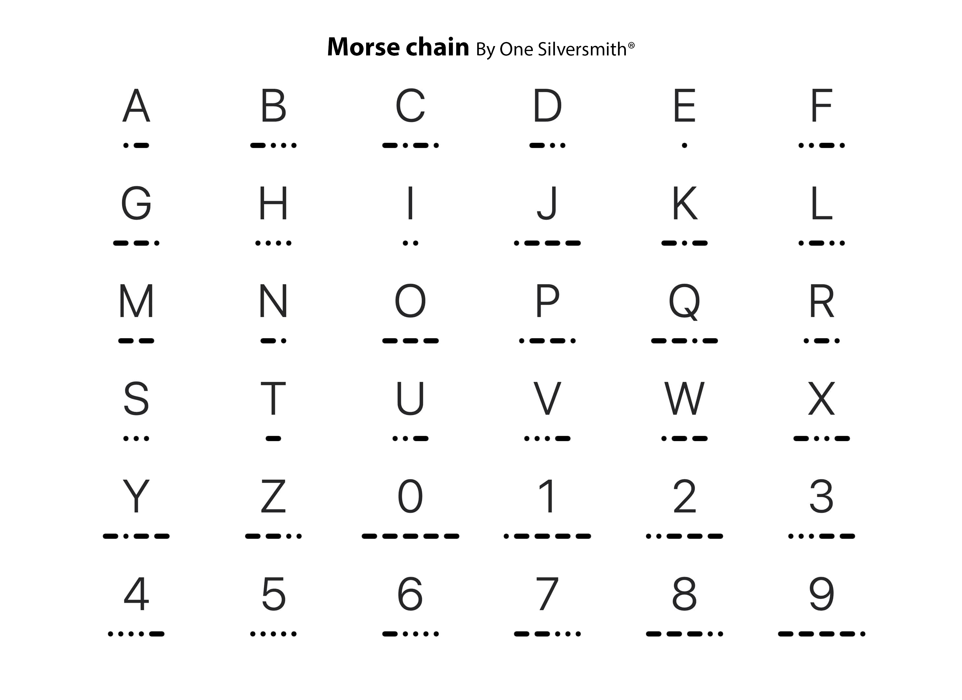 Morse Bracelet 》Pulsera Plata 925