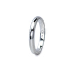 Argolla lisa en plata 050 hecha a mano por One Silversmith