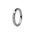 Anillo pulido martillado en plata 950, hecho a mano por One Silvermith