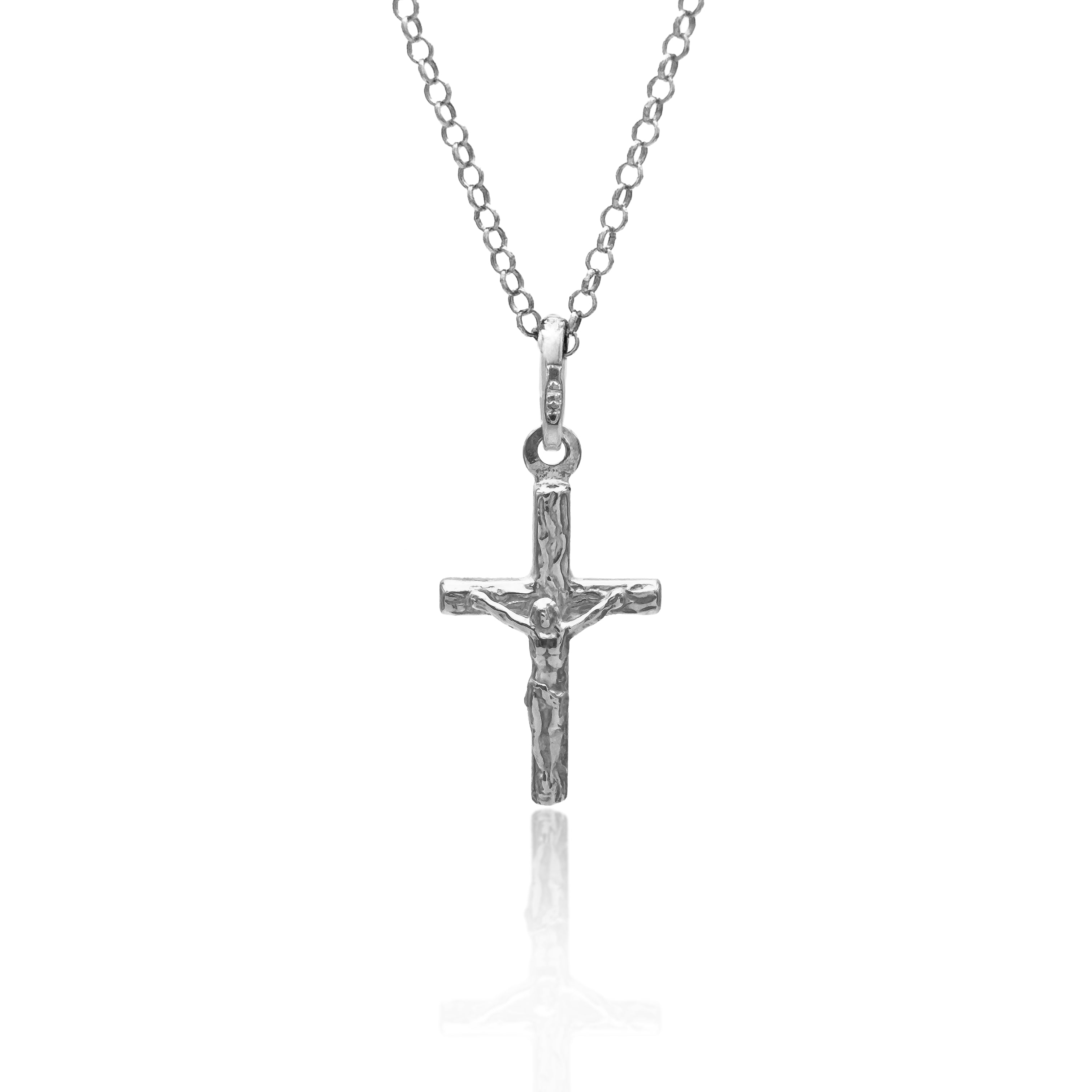 Crux Mater 》Dije cruz plata 925