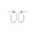 Edge Hoops 》Aretes Plata 950