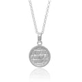 Weave Medal 》Cadena y dije plata 950