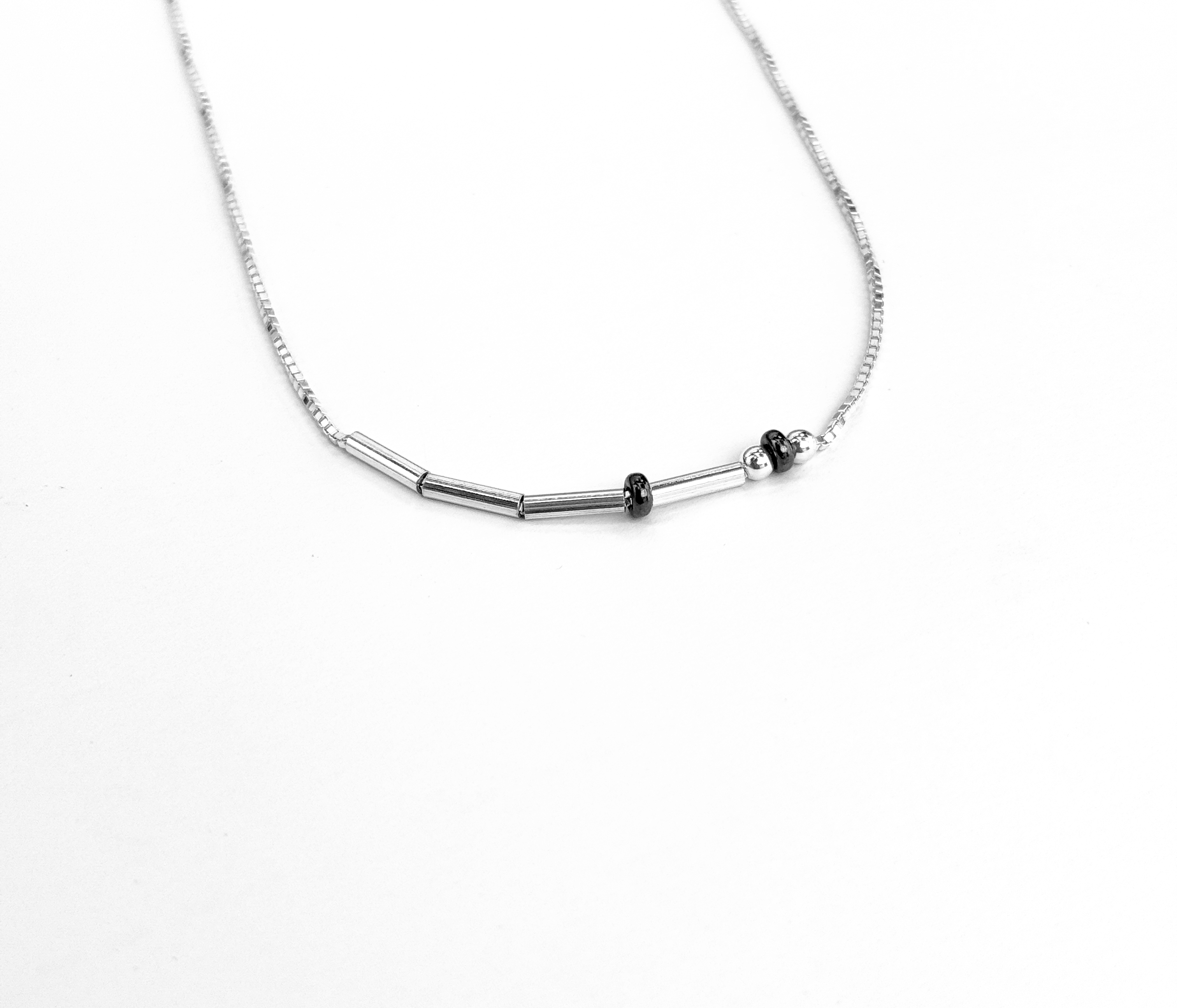 Morse Chain 》Cadena Plata 925