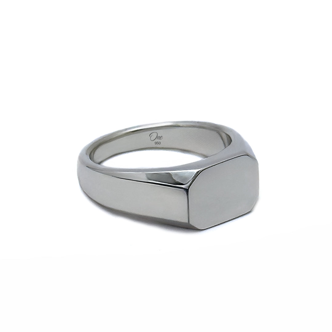 Hex Seal Ring 》Sello plata 950