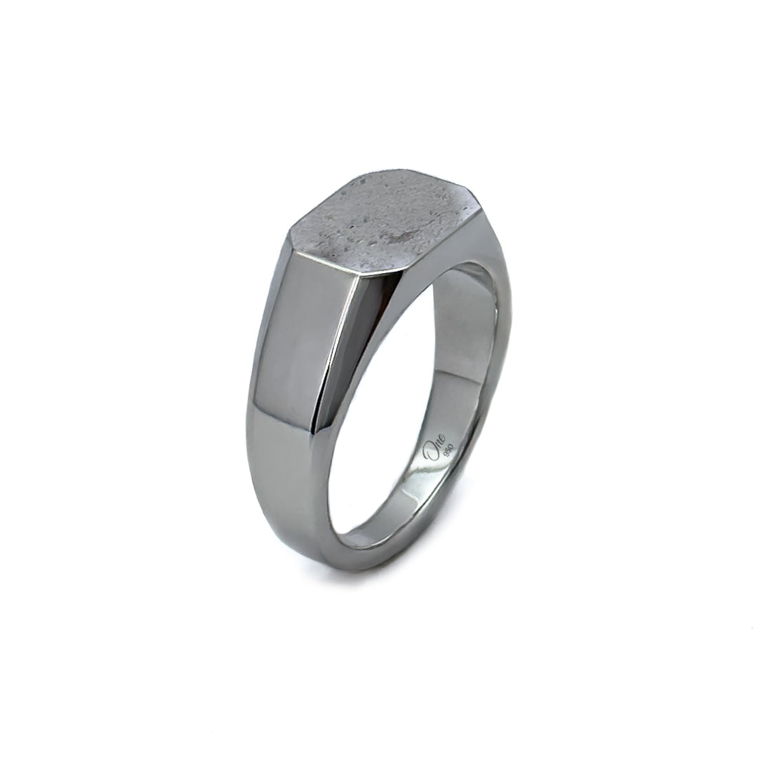 Hex Seal Ring 》Sello plata 950