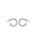 Pulse Hoops 》Aretes plata 950
