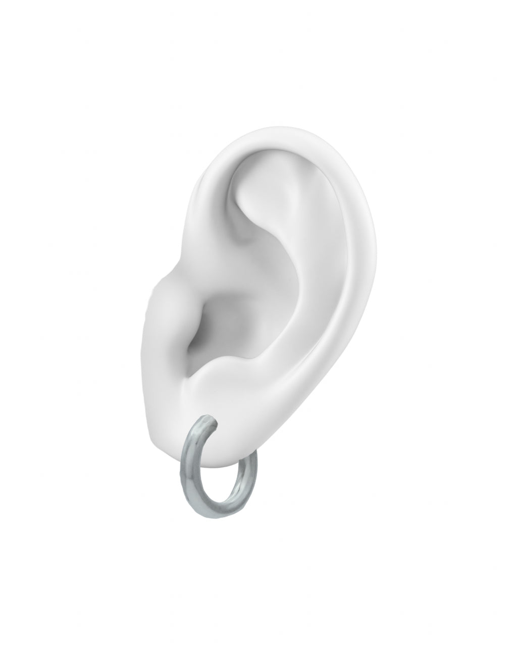 Pulse Hoops 》Aretes plata 950