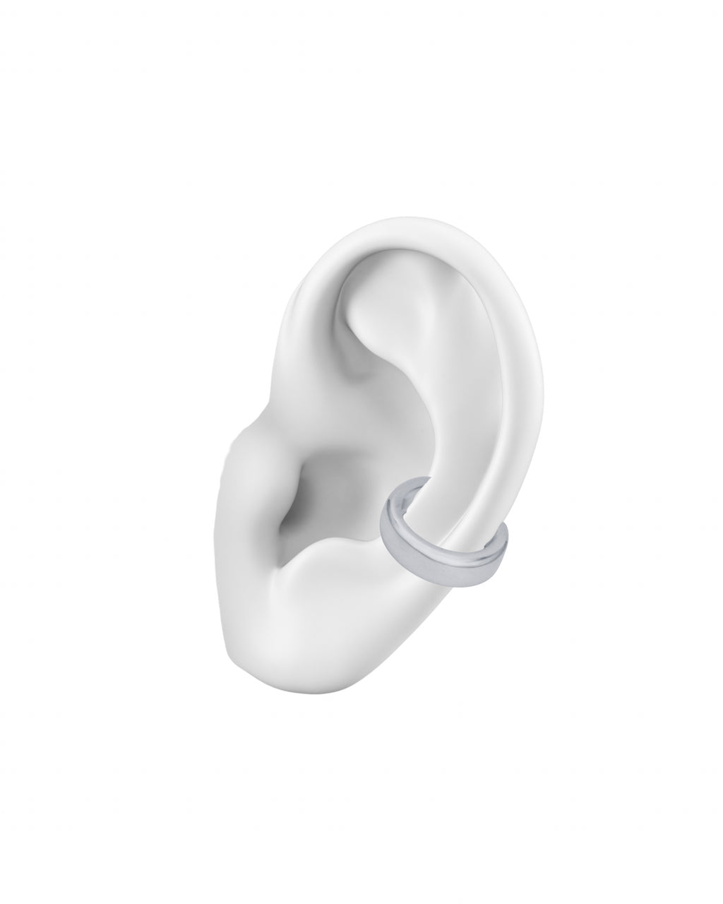 Curve 》Earcuff plata 950