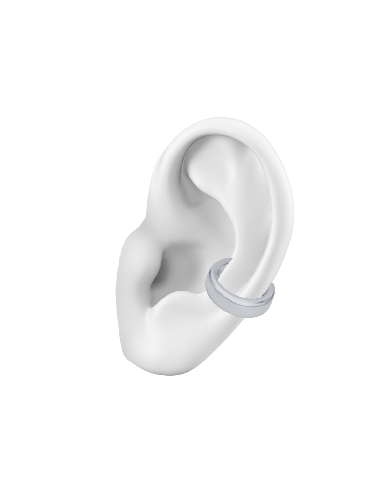 Curve 》Earcuff plata 950