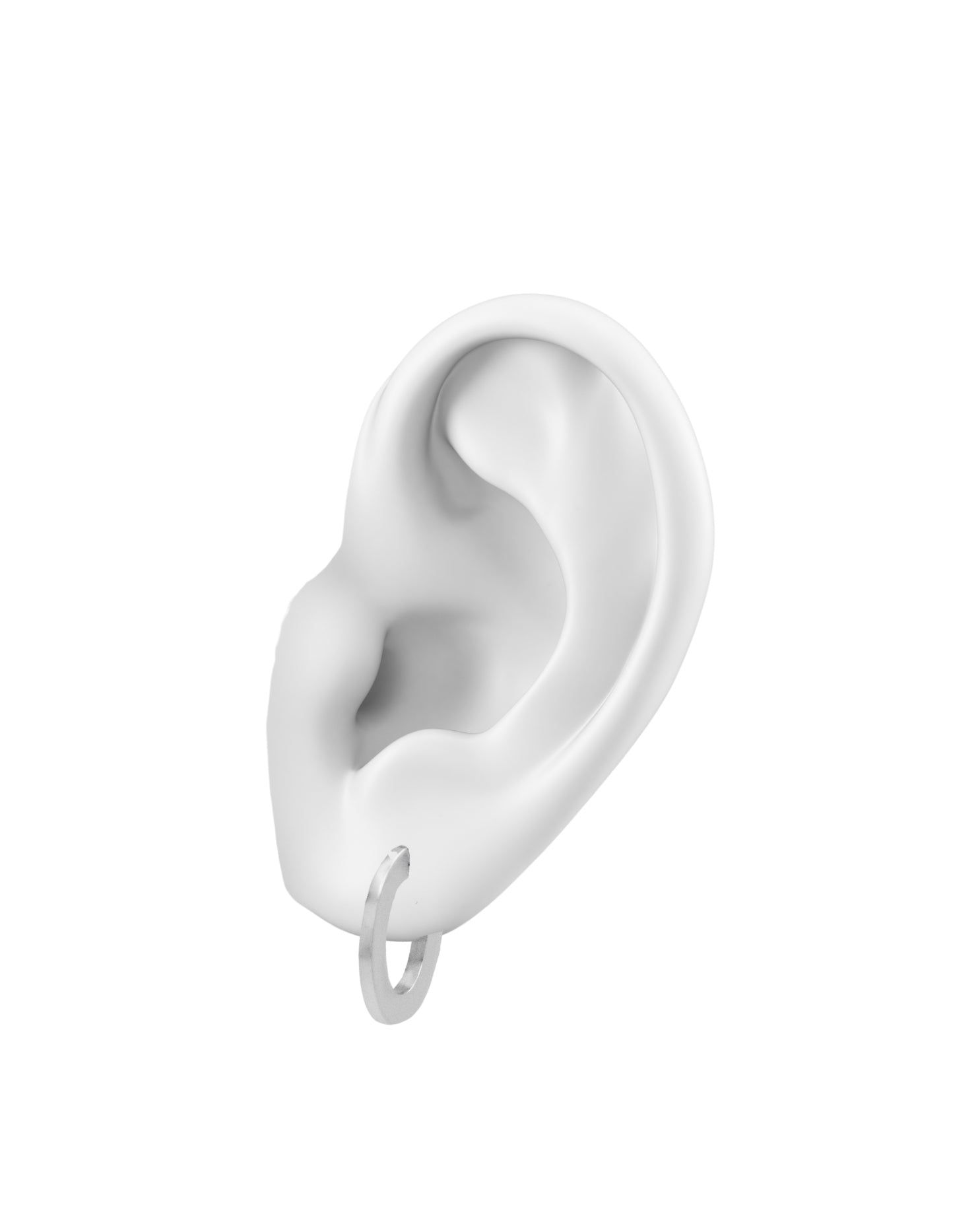 Plane Hoops 》Aretes plata 950