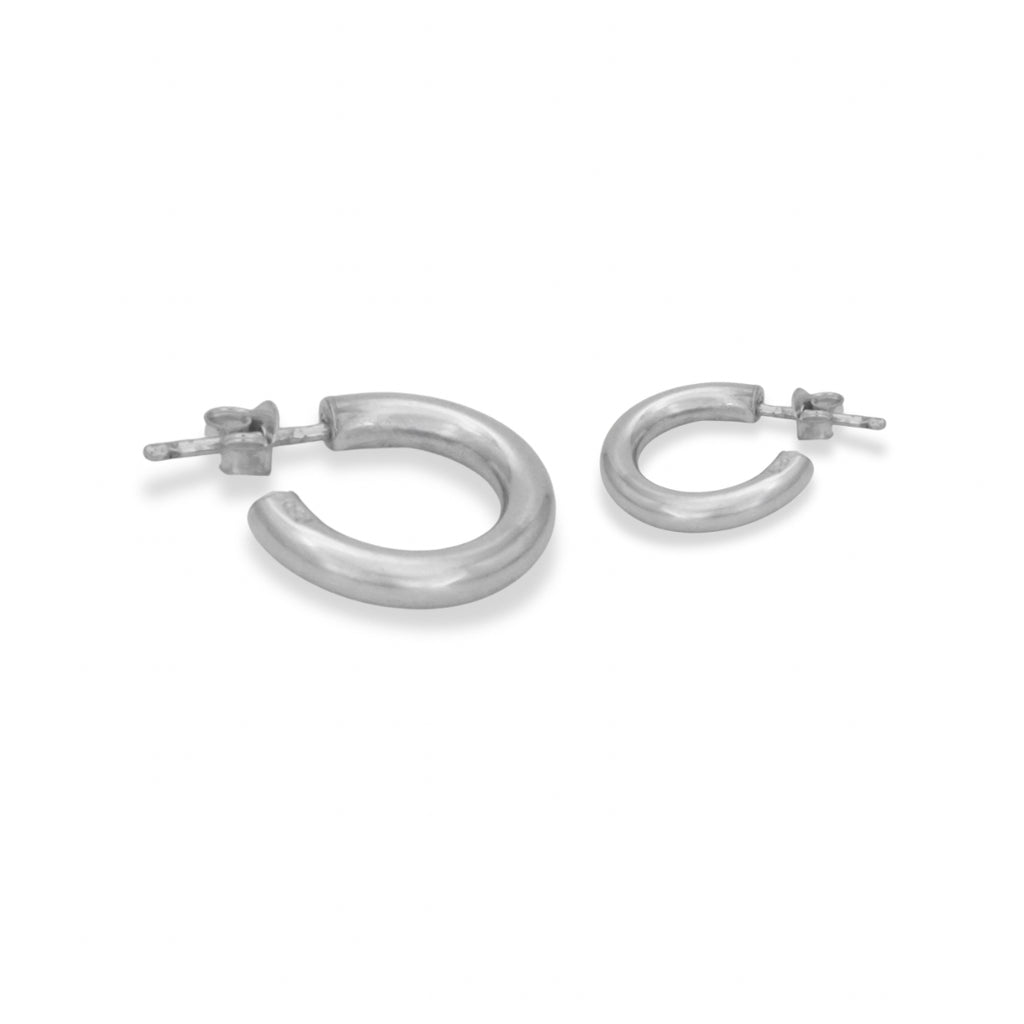 Pulse Hoops 》Aretes plata 950